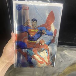 Superman Spiderman Foil Cover Comic 2026