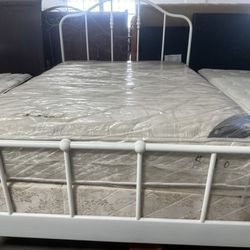 FULL Size Mattress And Box Spring Set And Bed Free Delivery 🚚 
