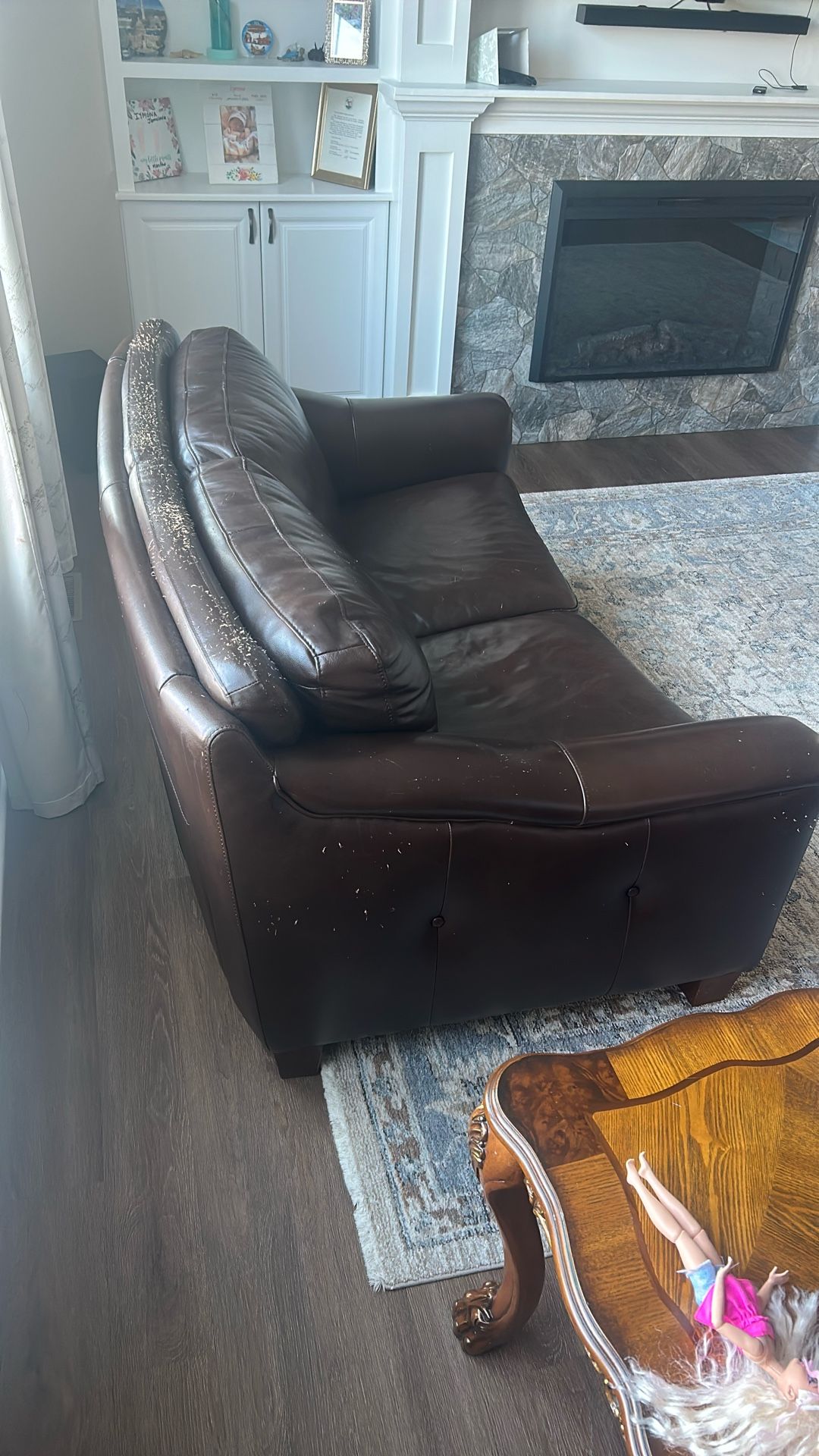 Genuine Leather couch (Costco)