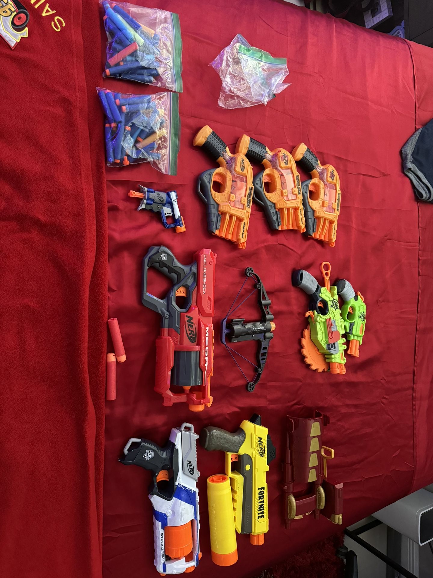 Nerf Guns Allot Used 