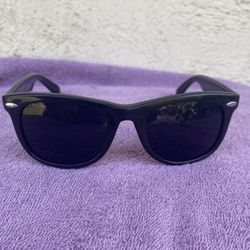 Dark Black Sunglasses 1980s