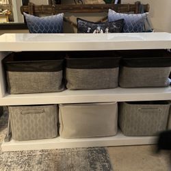 3 Tiered Shelves White 