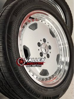 19” Monoblock 5x112 —-$795 wheel exchange Tire $95 ea Bridgestone run on flat 245-50-18