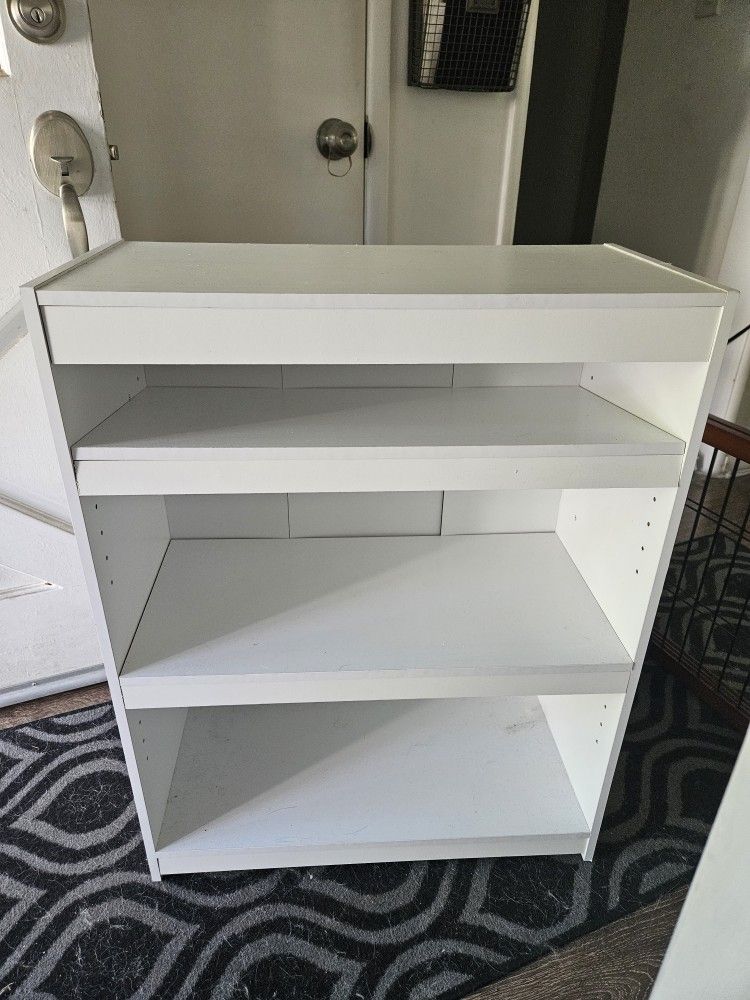 White Small Bookshelf