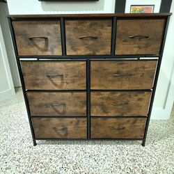 9-Drawer Fabric Dresser