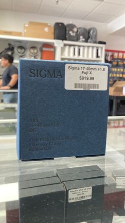 Sigma 17-40mm F1.8 Lens for Fuji X