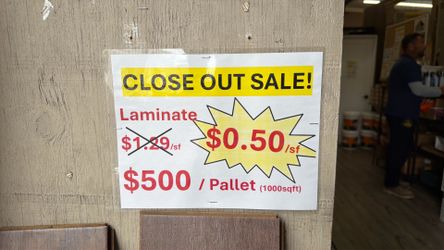 12 mm laminate distressed water resistant flooring CLOSEOUT SALE