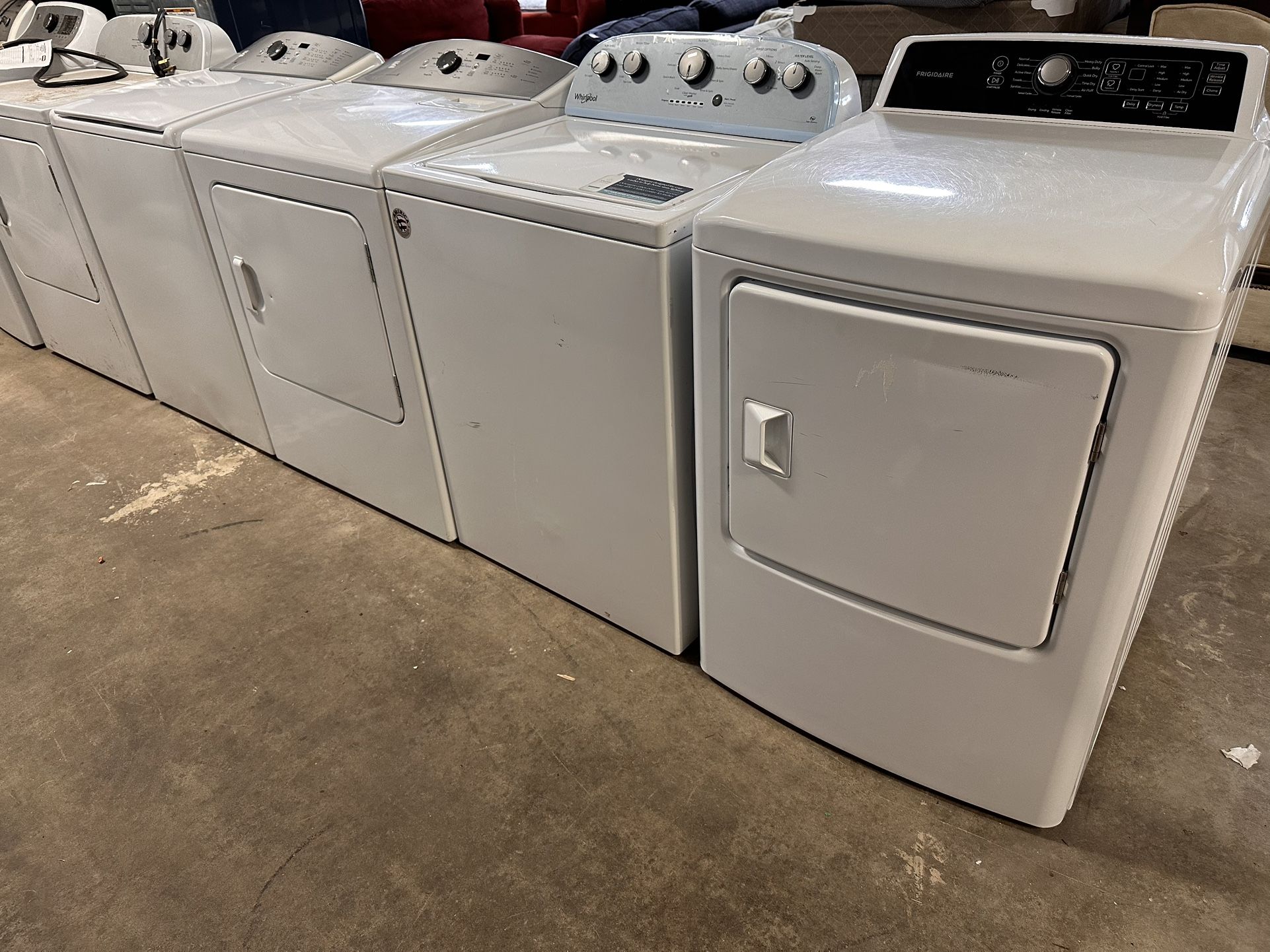 Washer and dryer good condition free delivery