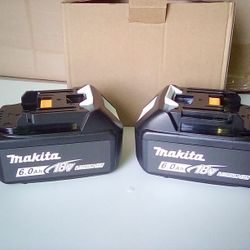 Battery Pack For Power Tool Lithium-ion Rechargeable 6.0Ah 18V Led Level Indicator