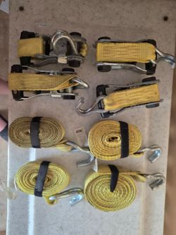 Heavy duty tow straps