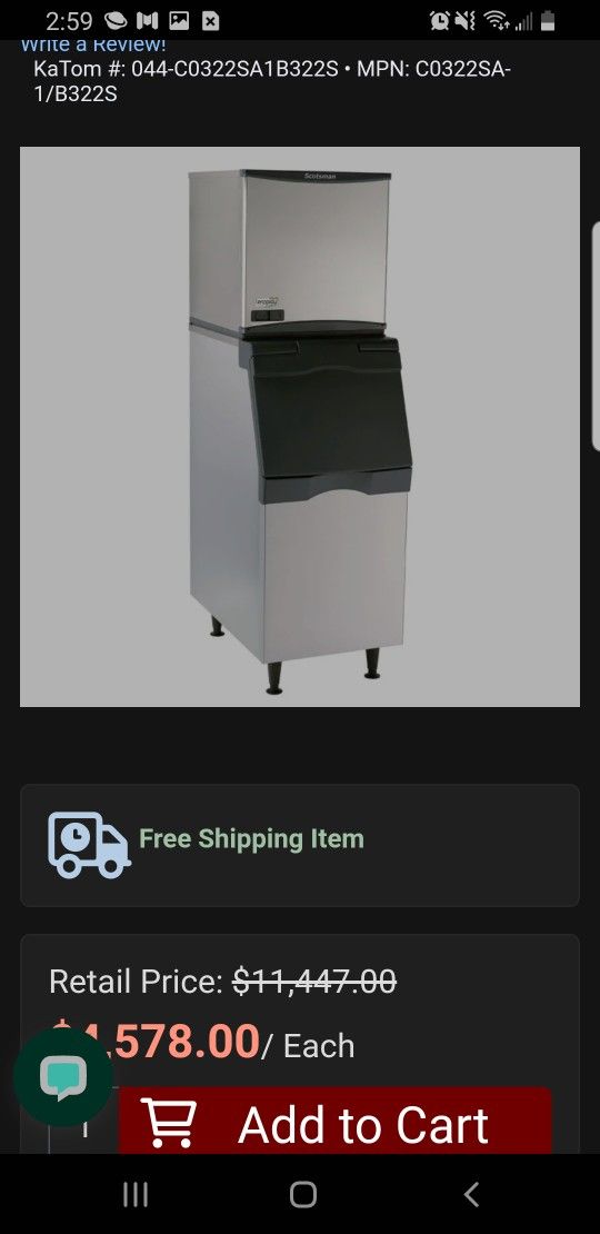 Scotsman Prodigy Commercial Ice Maker for Sale in West Covina, CA OfferUp