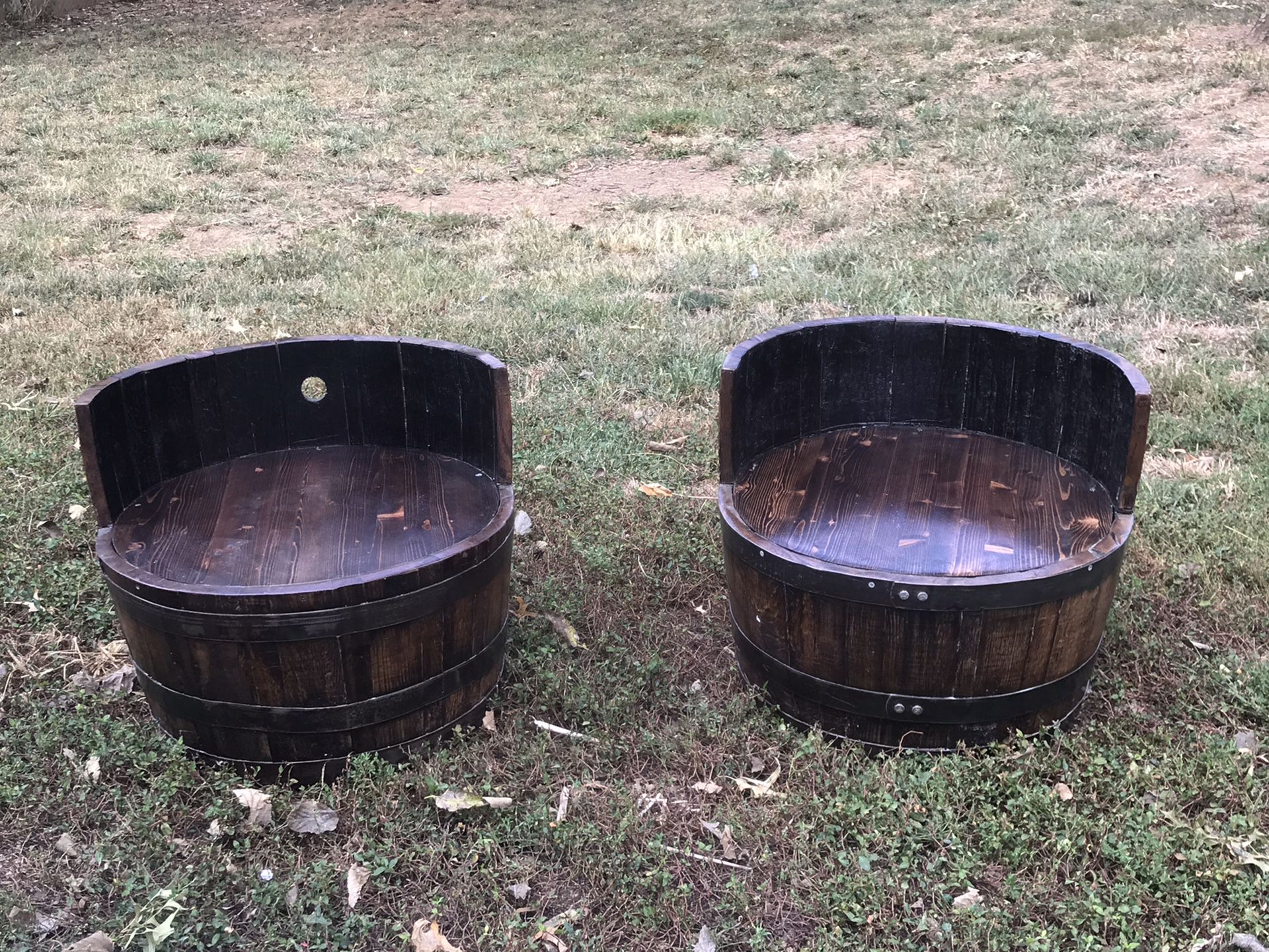Bourbon Barrel chairs