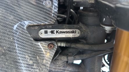 Kawasaki Motorcycle Engine Frame Component