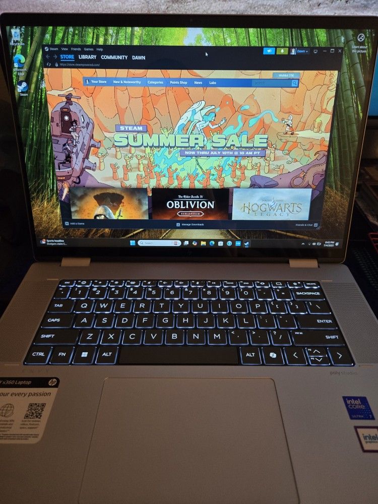 HP ENVY X360 16" I7 ULTRA, 2TB SSD, 32GB RAM