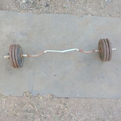 Curl Bar + 60lbs