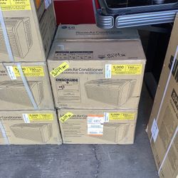 LG Electronics 5,000 BTU 115-Volt Window Air Conditioner LW5016 in White
