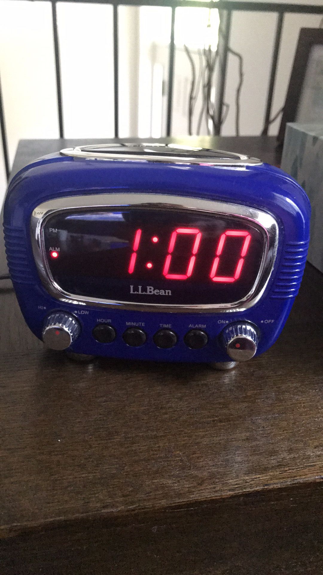 LL Bean Retro alarm clock