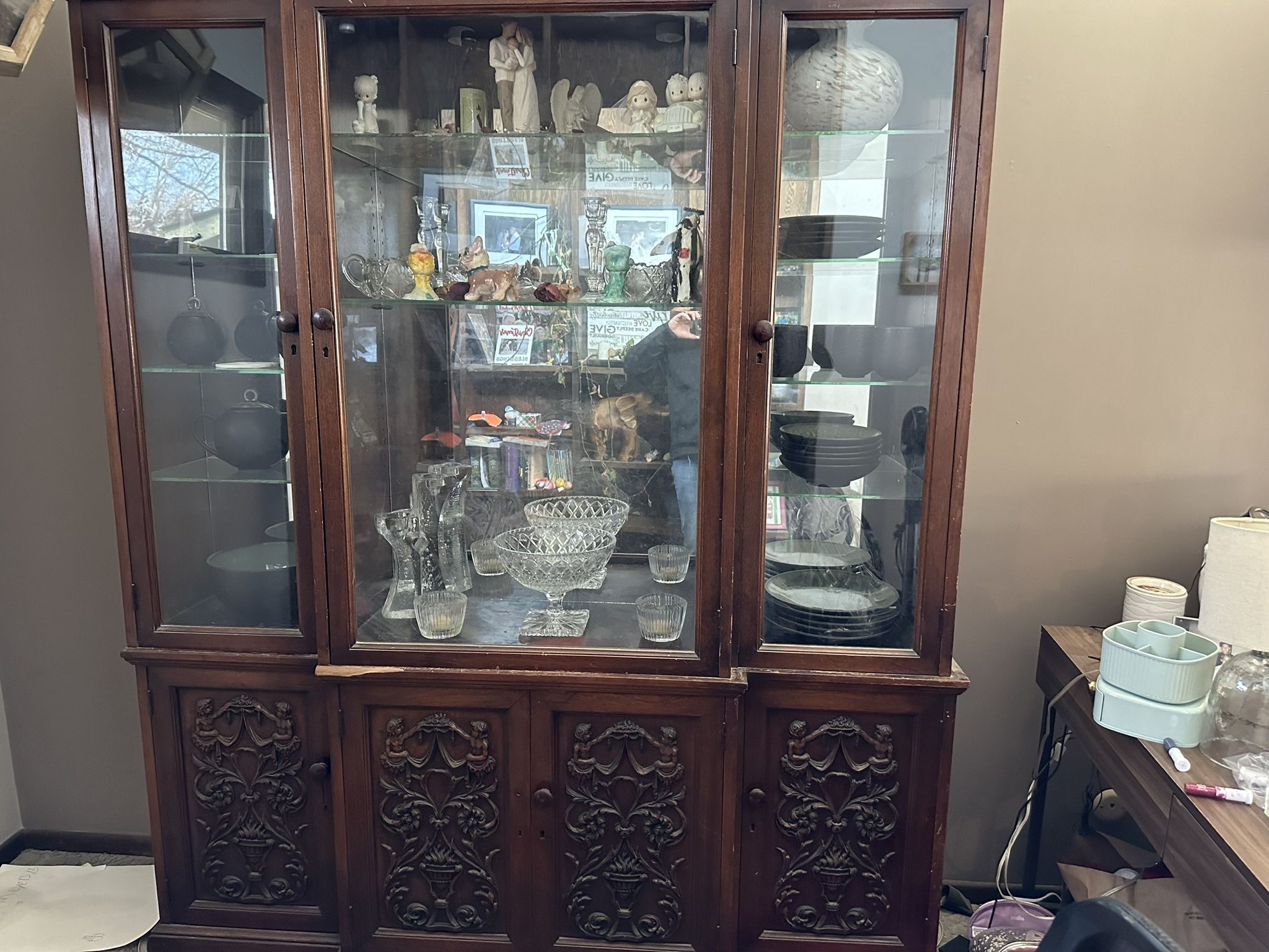 Early 1900’s Solid Wood Buffet
