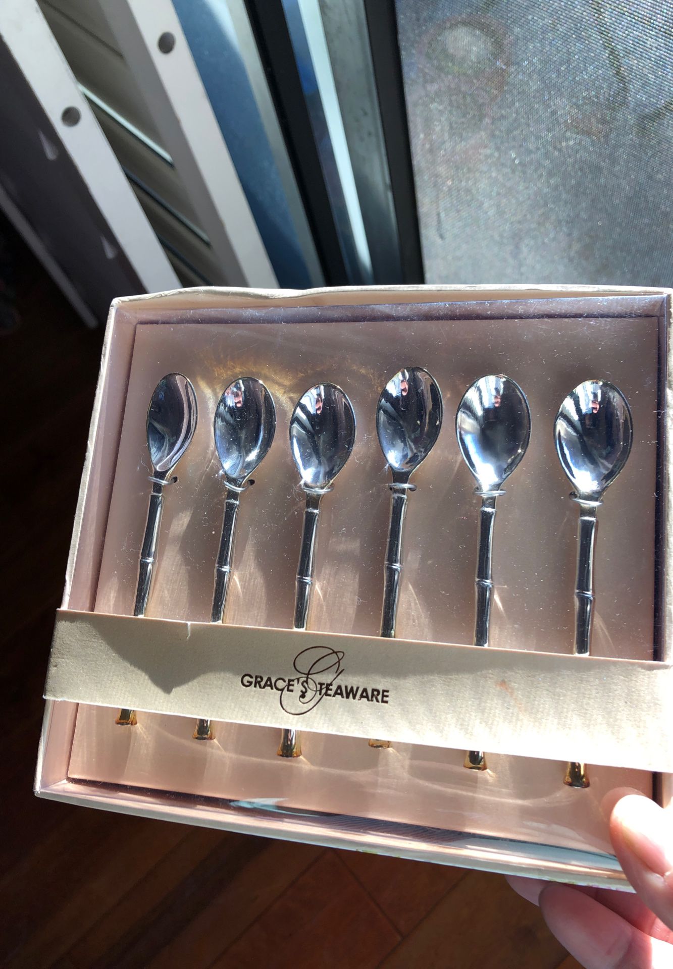 Tiny little spoons silver plate