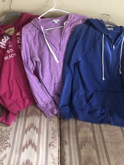 Three Hooded Sweatshirts-medium