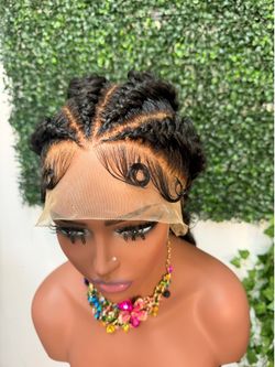 Butterfly Braided wig full lace
