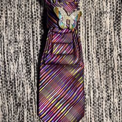 Duchamp Necklace Ties with Brooches