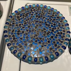 Pier One Plate And pillar  Candle Holder