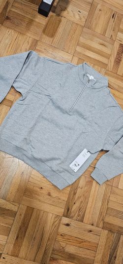 ALO QUARTER ZIP GRAY SIZE S Small 100% AUTHENTIC (THEY ARE NOT!!!!!! REPLICAS) FIRM ON PRIC