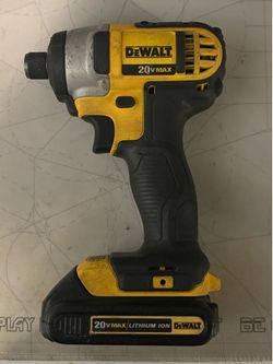 Dewalt drill with charger and battery