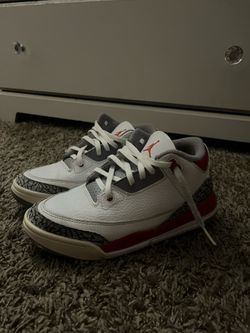 Red & White Jordan 3’s