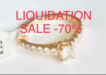Engagement Ring 1 Carat Natural Diamonds RETIRING LIQUIDATION SALE -65% Find another at this price I’ll give you $400 Less