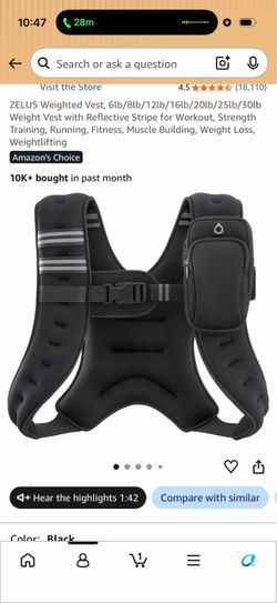 Weighted Exercise Vest