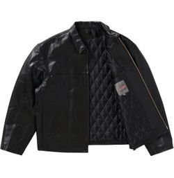 Supreme Supreme/Yohji Yamamoto Leather Work Jacket - Medium Supreme Supreme/Yohji Yamamoto Leather Work Jacket - Medium