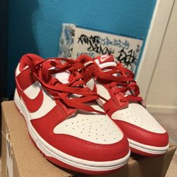Nike red dunks no box
