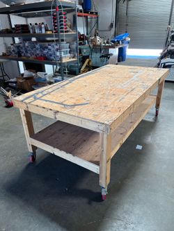 4ft x 8 ft workbench