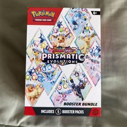 Pokémon cards, prismatic evolution booster bundle