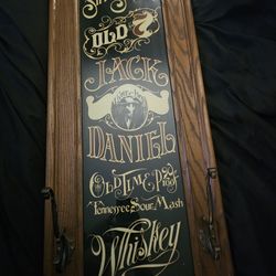 Vintage Jack Daniels Coat/hat Bar Decor