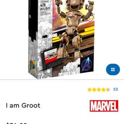 Lego Groot Action Figure  Marvel