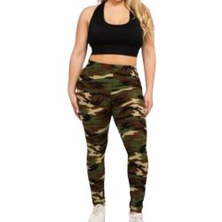 MADRAG- WOMENS CAMO LEGGINGS SIZE - XL (RN104388)