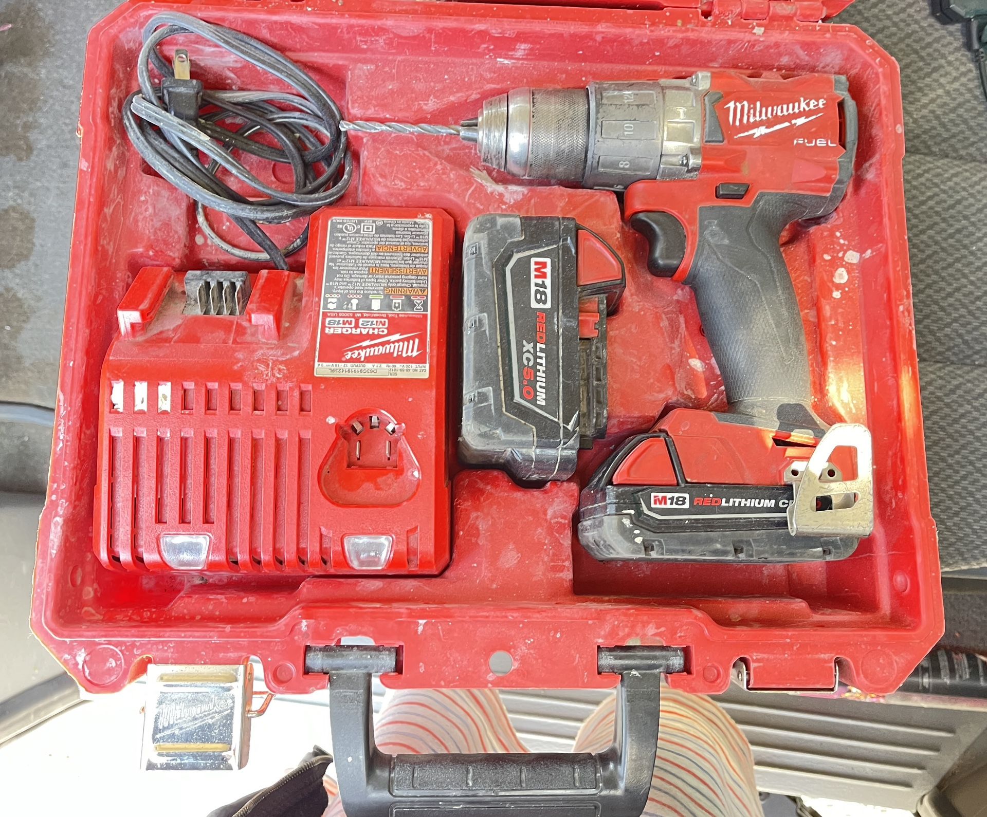 Milwaukee M18 FUEL 1/2" Hammer Drill/Driver.