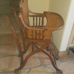Victorian Highchair Stroller Convertible Nice $400