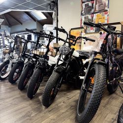 Electric Bikes- All Sizes Available (Take It Home In Payments/ llévatelo a casa en pagos) 