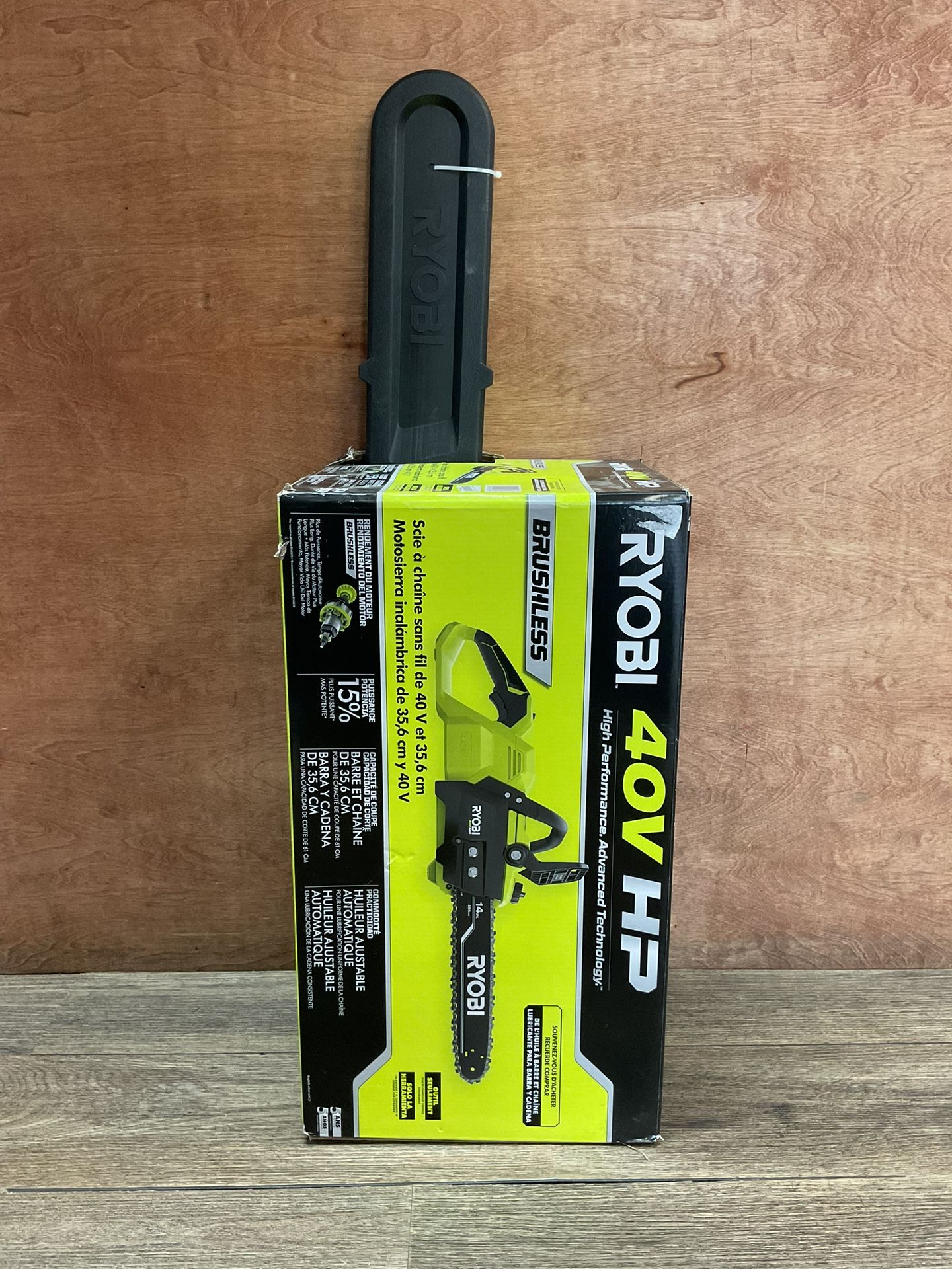 Ryobi 40V Hp Brushless 14 In. Battery Chainsaw Tool