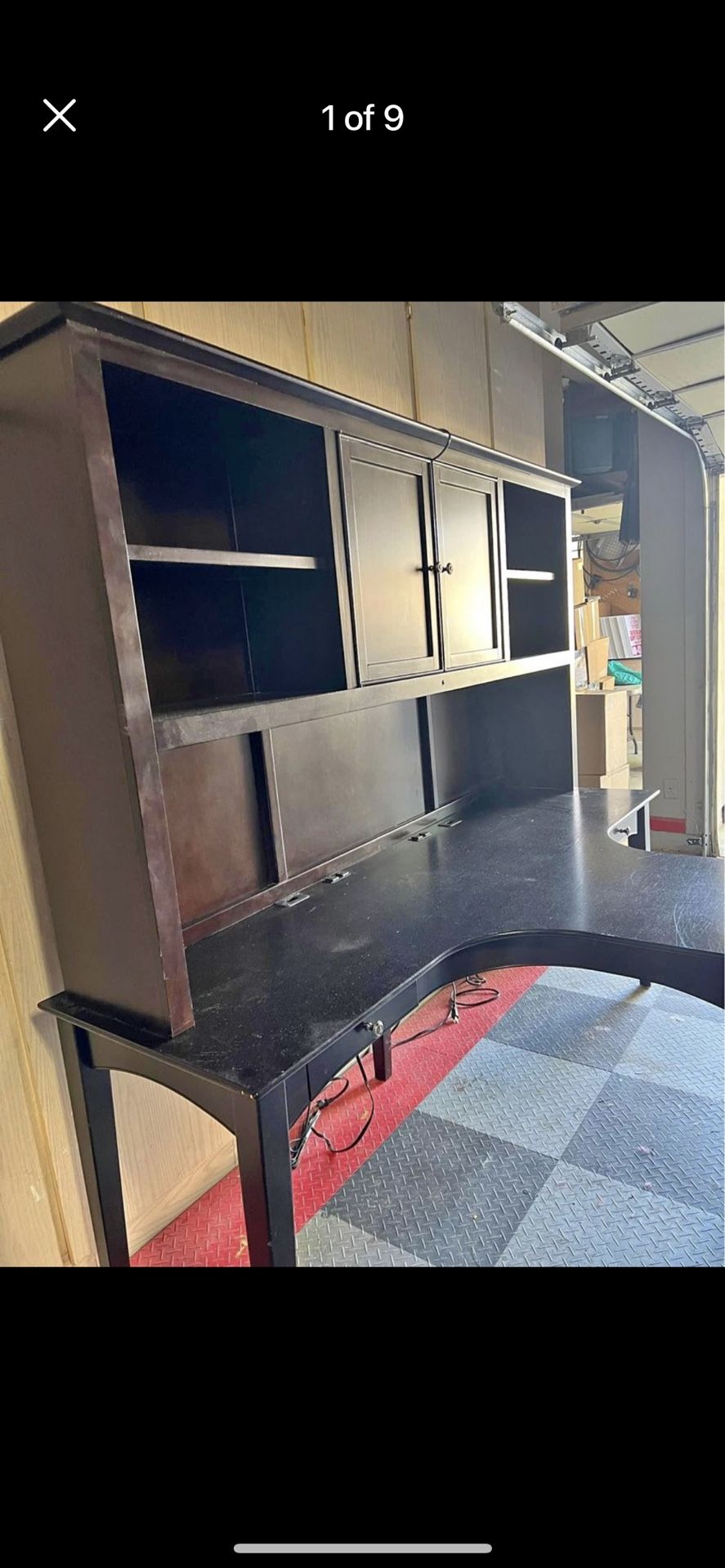 2 Person Work Station And Hutch