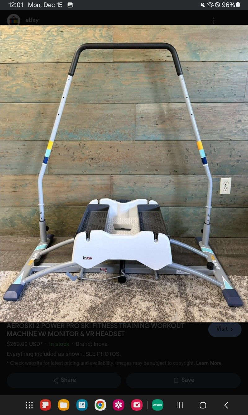 Fitness Aeroski Aero Ski Exercise Machine