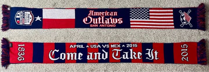 American Outlaws San Antonio 2015 Soccer Scarf (US Soccer Supporters Group)