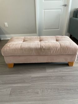 Velvet Bench Ottoman