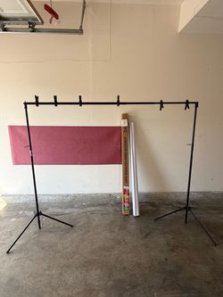 Photography Backdrop Stand + White Seamless Paper