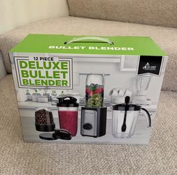 Brand New 12 Piece Deluxe Bullet Blender