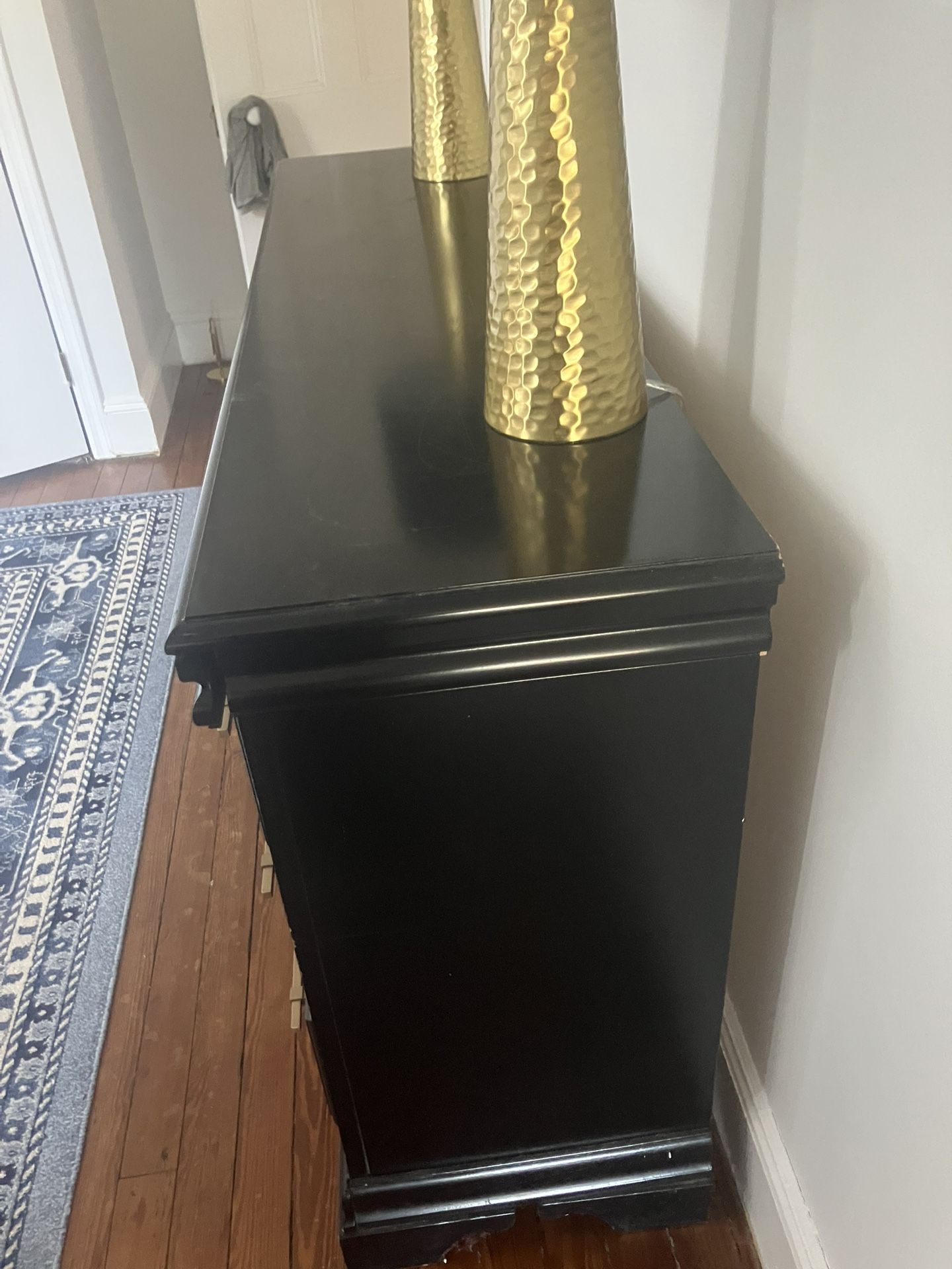 Two Great Pieces Just Changing Decor - Dresser Has A Slight Crack On The Bottom A Hundred For Each